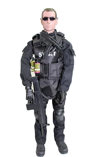 BJPEY 12" Action Figures Toy 1:6 Stand Bendable Soldier Figure Model Toy ( SWAT ) thumbnail 5