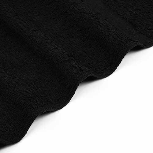 Barber Towels Black Salon Towels For Hair Stylist - Pack of 24, Not Bleach Proof, 16 by 27 Inches, Cosmetology Towel, Absorbent Cotton Hair Towel for Women, Men, Beauty, Spa and Home Hair Care thumbnail 8