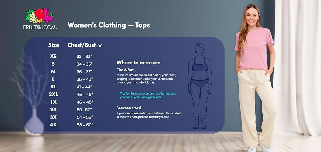Fruit of The Loom Women's Short Sleeve Crew Neck T-Shirt, 2 Pack thumbnail 6