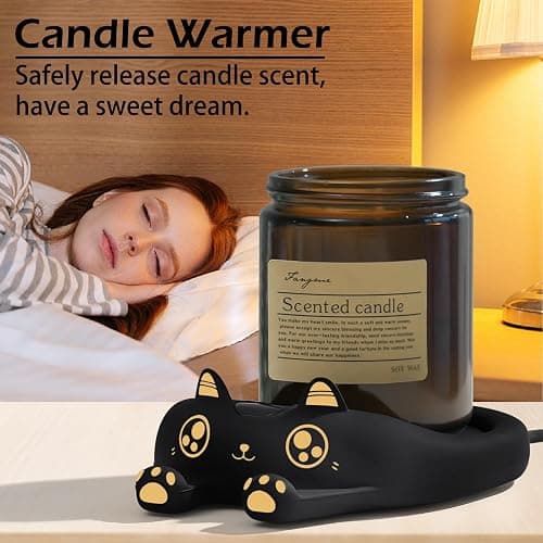 PUSEE Mug Warmer,Coffee Warmer for Desk Candle Warmer Auto Shut Off,Coffee Cup Warmer with 3 Temp Settings,Electric Beverage Warmer Plate for Coffee,Tea,Water Milk and Cocoa(Not Include Cup) thumbnail 4
