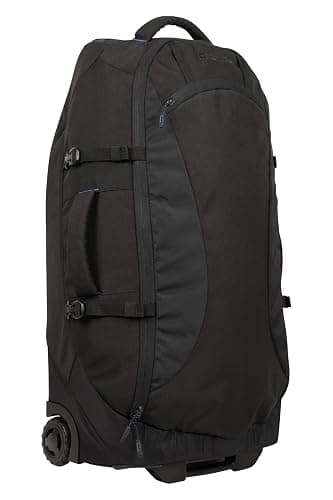 Mountain Warehouse Voyager 50L Wheelie Rucksack - Durable Backpack - for Travelling, Camping Jet Black thumbnail 2