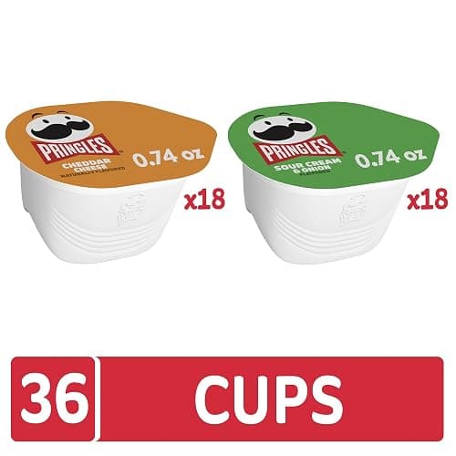 Pringles Potato Crisps Chips, Snack Stacks, Lunch Snacks, Variety Pack (36 Cups) thumbnail 4