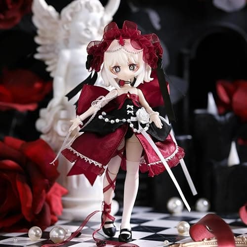 CALEMBOU BJD Blind Box, 1/12 Meki Creaters's Essence Series 16cm Ball Jointed Doll, Cute Dress Up Doll with Joints, Collection Action Figure for Birthday Christmas thumbnail 5