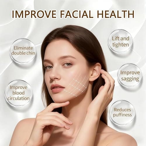 Lymphatic Contour Face Brush – Gentle Vibration Facial Massager for Jawline, Chin & Contouring, Lymphatic Face Sculpting Tool for Lifting & Detox, Relaxing Facial Massage Brush for Women (2) thumbnail 3