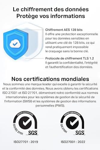 Tapo C210 Caméra WiFi Intérieure 2K 3MP, Rotation 360°, Détection de Personne&Pleurs de Bébé, Vision Nocturne, Audio Bidirectionnel, Stockage Cloud&microSD 512 Go, Alexa et Google Assistant thumbnail 7