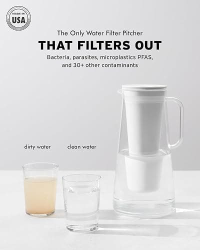 LifeStraw Home – Water Filter Pitcher, 10-Cup, BPA Free Designed for Everyday Protection Against Bacteria, parasites, microplastics, Lead, Mercury, PFAS, and a Variety of Chemicals thumbnail 2