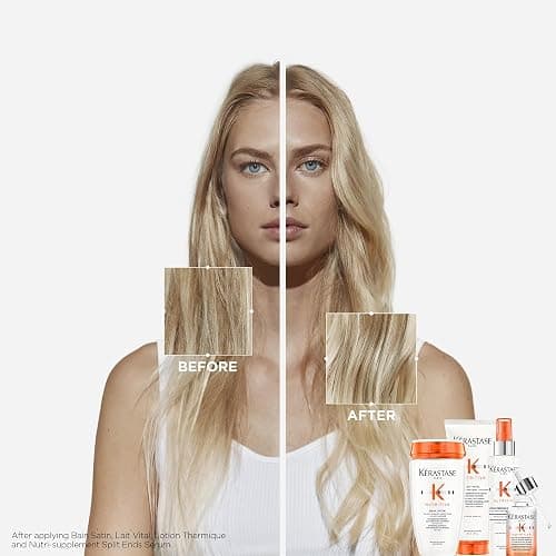 Kerastase Nutritive Split Ends Hair Serum For Dry Hair - Nourishing Leave-In Oil Treatment For Smoothness and Shine, Ultra-Sealing Formula With Anti-Dryness Polymers, 50 ml thumbnail 2