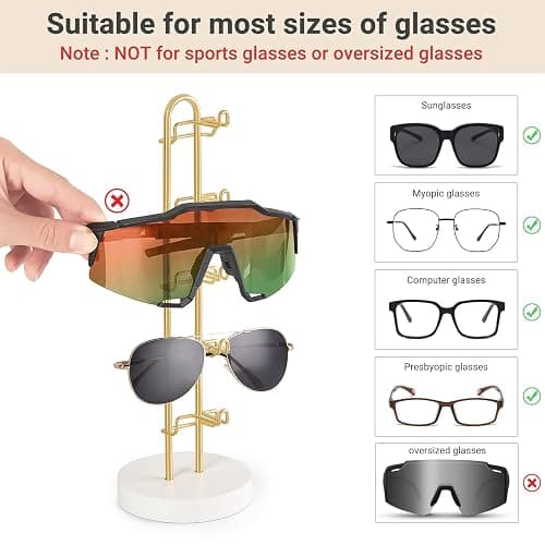 Sunglasses Organizer | Gold thumbnail 6