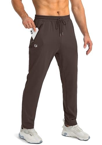 G Gradual Men's Sweatpants with Zipper Pockets Tapered Joggers for Men Athletic Pants for Workout, Jogging, Running - Image 1