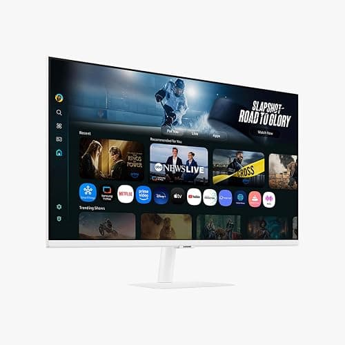 Samsung 32” Smart Monitor M7 (M70F) 4K UHD Display, Samsung Vision AI, Smart TV Apps, Gaming Hub, USB-C, HDMI and USB-A, White, LS32FM703UNXZA, 2025 thumbnail 12