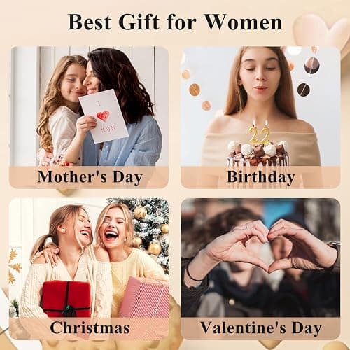jollone Gold Bracelets for Women Gold Bracelet Stack Pearl Beaded Bracelets for Women 14K Gold Plated Stretch Bead Ball Bracelet Sets Jewelry for Mother's Day Birthday Gifts thumbnail 6