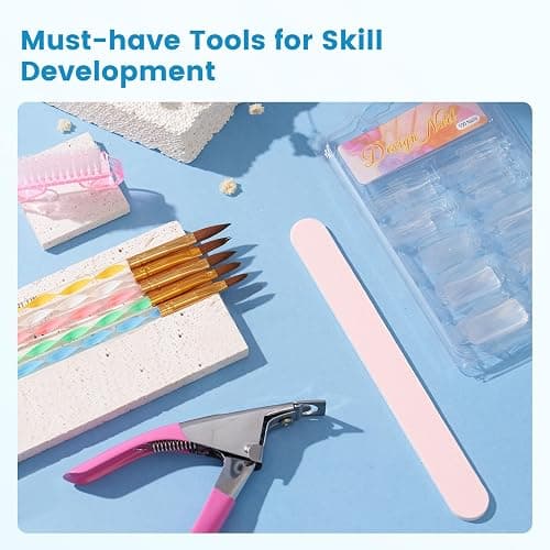 Wilfniee Magnetic Practice Hand for Acrylic Nails: Flexible Fake Nail Training Hand Practice - Manicure Hand Practice Kit for Beginners thumbnail 7