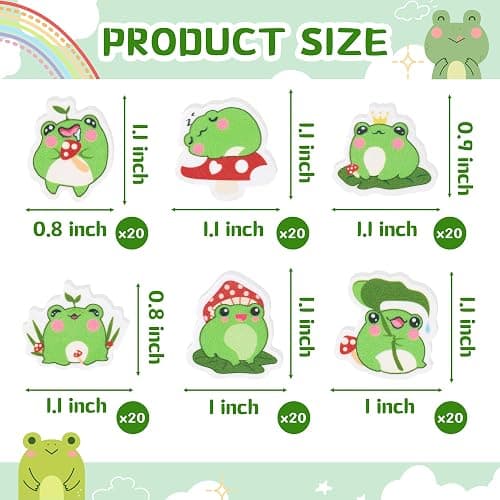 Yopyame 120PCS Frog Erasers Cute Animal Erasers Bulk Assorted Novelty Fun Pencil Eraser Puzzle Eraser Desk Pet School Carnival Reward Student Homework Prizes Gift Filling Party Favors thumbnail 3