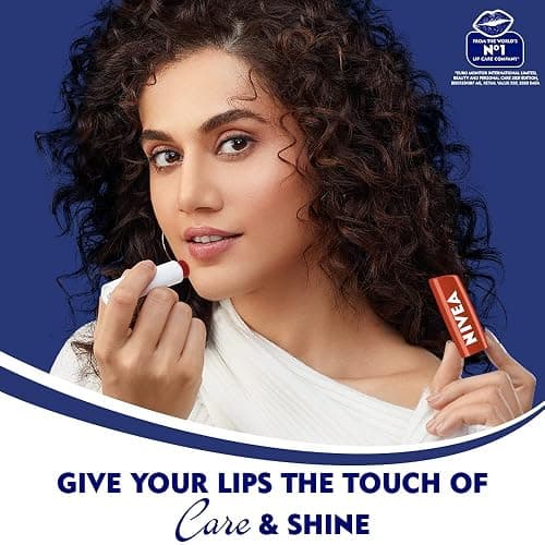 NIVEA Lip Balm, Pomegranate Shine, 4.8g thumbnail 2