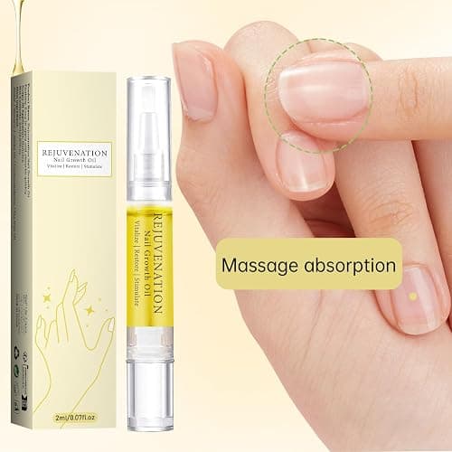 Fiorland Nail Growth Oil, Rejuvenation Nail Strengthener & Repair Serum with Nail File- 3 in 1 Formula for Instant Growth, Cuticle Care (3PCS) - 1 Count (Pack of 3) thumbnail 6