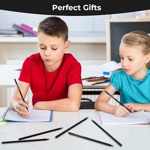 M&G Wood-Cased 2B Pencils, 24 Pack Pre-Sharpened Pencils with Top Erasers, Bulk Black Pencils for School Teacher Supplies, Writing, Drawing and Sketching thumbnail 2