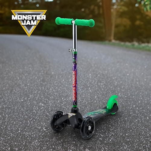 Self Balancing Kick Scooter with Light Up Wheels, Extra Wide Deck, 3 Wheel Platform, Foot Activated Brake, 75 lbs Limit, Kids & Toddlers Girls or Boys, for Ages 3 and Up thumbnail 11