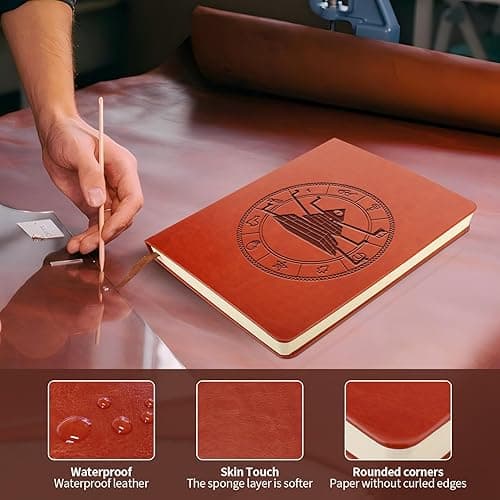 Bill lover Gift Villain Lover Gift Evil Gift Cipher Wheel Faux Leather Journal Cartoon Fan Notebook Cartoon Movie Gift Cartoon Journal (Cipher Wheel) - Cipher Wheel thumbnail 6