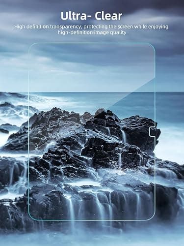 Jngnpn 2 Pack Screen Protector for iPad 11th A16 2025 [11 Inch],iPad 10th Generation [10.9 inch] 2022,9H Hardness Tempered Glass Film for iPad 11/10th,Case Friendly,Touch Sensitive,Anti-Scratch（Clear） thumbnail 5