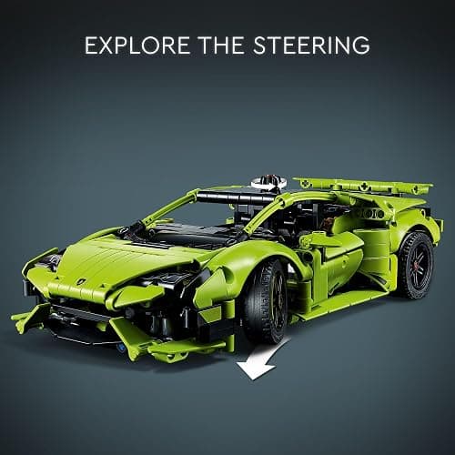 LEGO Technic Lamborghini Huracán Tecnica Advanced Sports Car Building Kit for Kids Ages 9 and up Who Love Engineering and Collecting Exotic Sports Car Toys, 42161 thumbnail 4