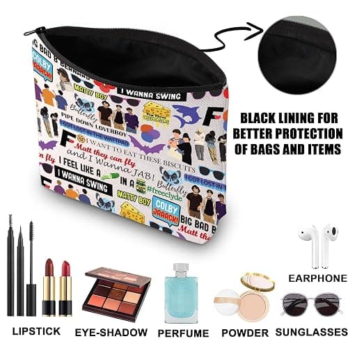 JNIAP Channel Video Makeup Bag Channel Video Gifts Team Orange Purple Blue Gifts Channel Video Merch (wanna swing mb) thumbnail 4