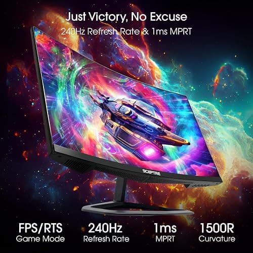 Sceptre 24.5-inch Curved Gaming Monitor thumbnail 3
