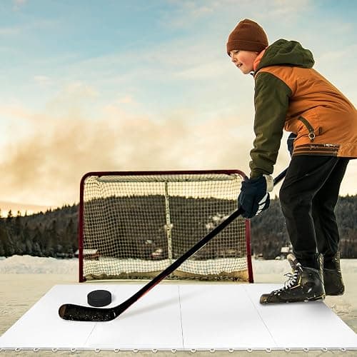 Fabbay Dryland Synthetic Ice Tiles for Hockey Floor Mat 12 x 12 Squares Hockey Training Equipment Board for Shooting Outdoor thumbnail 7