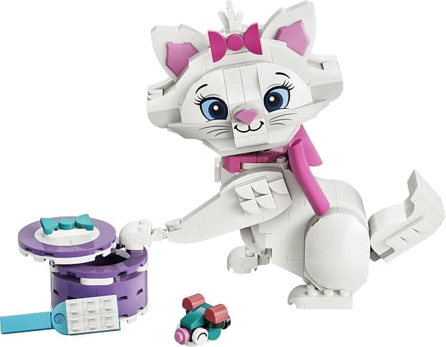 LEGO | Disney Adorabile Minou de Gli Aristogatti - Gatto Giocattolo con Accessori, incluso un Fiocco in Tessuto - Decorazione per la Camera da Letto - Regalo per Bambine e Fan da 7 Anni in su - 43286 thumbnail 10