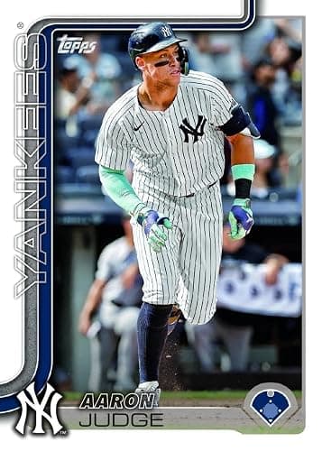 New York Yankees 2025 Topps Complete Mint 26 Card Team Set Featuring Aaron Judge on 3 Different Cards with Will Warren, Carlos Narvaez, Ben Rice and Duke Ellis Rookie Cards Plus thumbnail 5