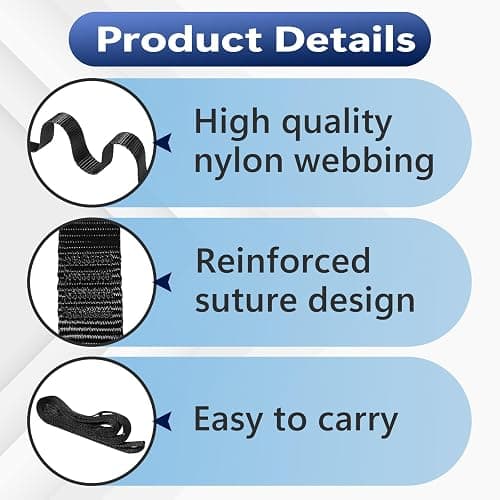 CuraceQ 2PCS 3 Step Climbing Stick Aider for Hunting, 120CM Length 16" Wide Climbing Step Aiders for Outdoor Hunting thumbnail 5