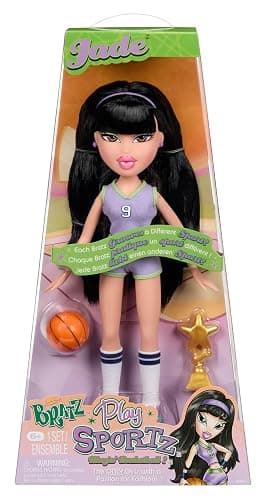 Bratz Play Sportz Jade Fashion Doll with Accessories, Basketball - Image 1