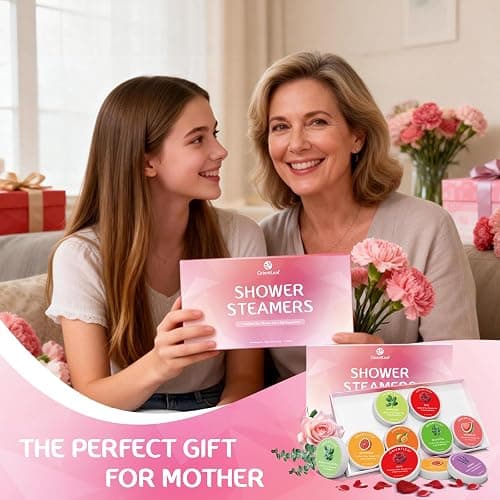 Shower Steamers Aromatherapy, 8 Pcs Stress Relief Shower Bombs, Mothers Day Gifts, Birthday Gifts for Women, Self Care & Relaxation Gifts for Women, Stocking Fillers thumbnail 2