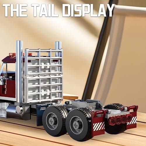 APENGBAOL Semi Truck Building Sets，City Tow Truck Toy Building Block Set for Adults and Boys（268PCS） thumbnail 6