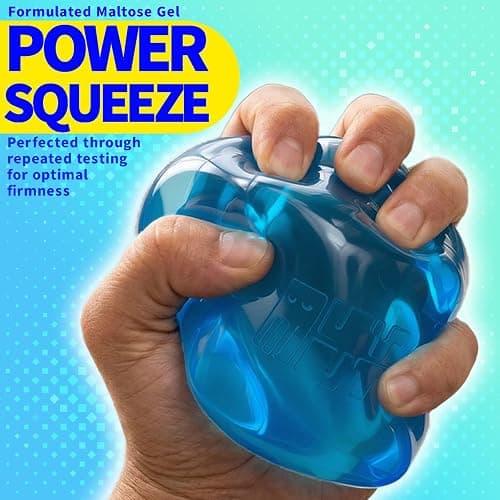 Premium MEGA Cube – Oversized Heavy-Duty Squishy Fidget Toy for Big Hands & Adults, Ultra-Firm Gel for Stress Relief & Sensory Focus, Lab & CPC/ASTM Certified (Blue) thumbnail 7