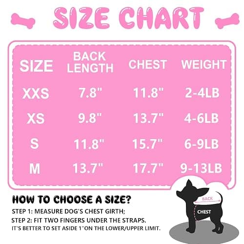 4 Pieces Dog Clothes for Small Dogs Girl Soft Puppy Shirt Cute Chihuahua Teacup Dog Clothes Female Dog Shirts Breathable Pet Clothing Pink Girl Doggie Clothes (XX-Small) thumbnail 6