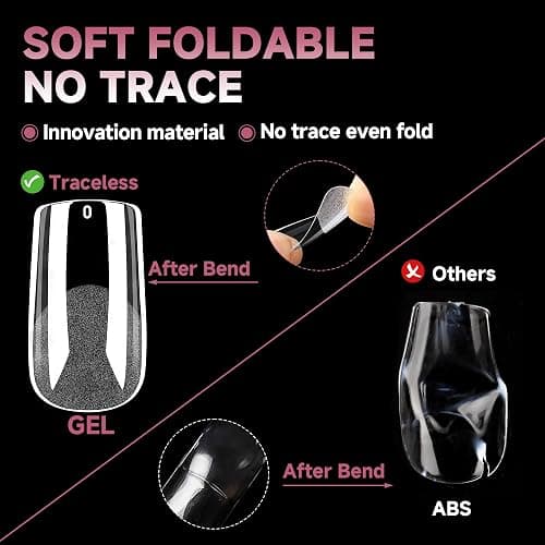 UNA GELLA Medium Square Nail Tips, 312pcs Medium Gel Nail Tips Square | Pre Etched Full Cover False Acrylic Nails Tips for Press On Nails DIY Art Salon 12 Sizes thumbnail 5