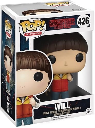 POP [Stranger Things - Will Byers Funko Vinyl Figure (Bundled with Compatible Box Protector Case), Multicolor, 3.75 inches thumbnail 3
