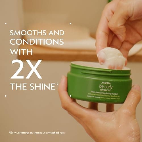 Aveda Be Curly Advanced Intensive Curl Perfecting Masque | Deep Conditioning Masque for Curly, Coily & Wavy Hair | Fights Frizz| Silicone Free | Sulfate Free | 97% Naturally Derived* thumbnail 2
