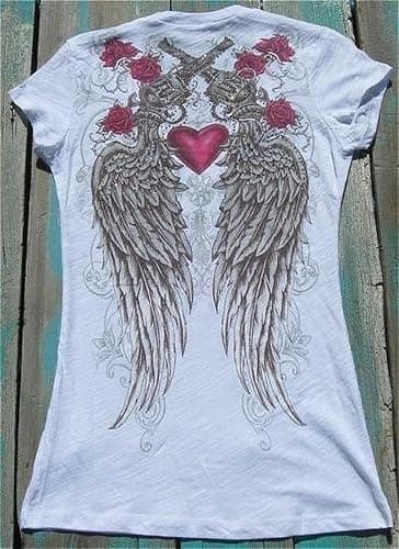 Emo Grunge Top Short Sleeve Y2k Shirts Vintage Streetwear Tops Women 2000s Fashion thumbnail 2