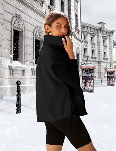 TAQCUX Sherpa Jacket for Women Casual Fleece Vest Oversized Sleeveless Outwear Warm Button Down Gilet with Pockets thumbnail 5