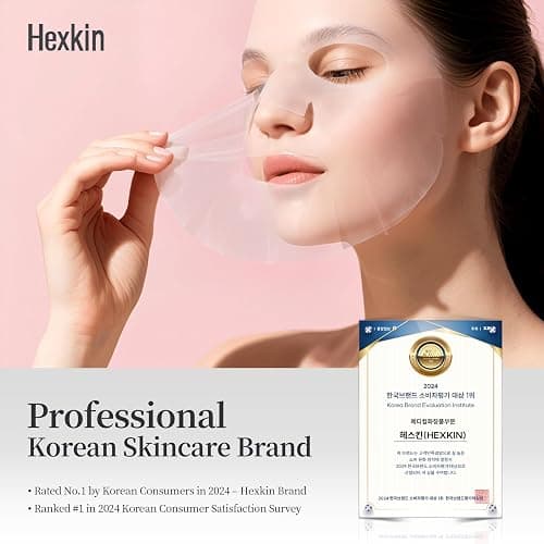 Hexkin Korean Skin Care,Collagen Wrapping Peel Off Facial Mask Pack - Elasticity & Hydration Care, Reduces Sagging & Dullness - Hydrolyzed Collagen For Glowing Skin 2.82oz. thumbnail 4