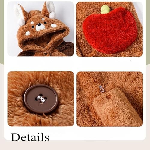 ZITEZHGO Cute Wearable Blanket Hoodie for Adult Women Men Kawaii Animal Fun Blanket Carpet Warm Cozy Hoodie Blanket Pajamas (Red Panda,XL) thumbnail 4