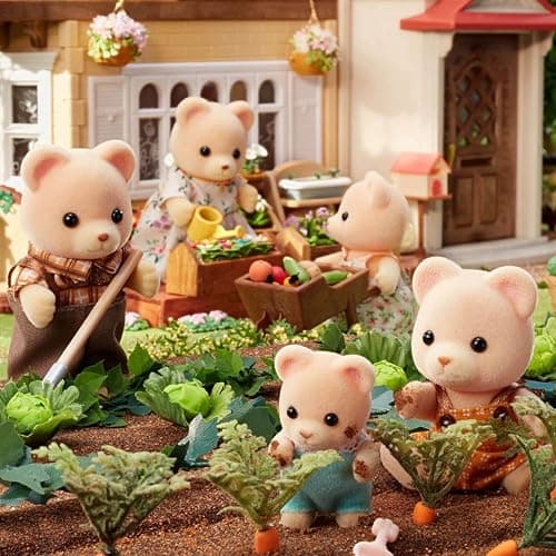 Calico Critters Cuddle Bear Family, Dolls, Dollhouse Figures, Collectible Toys 4 Count - Cuddle Bear Family thumbnail 3
