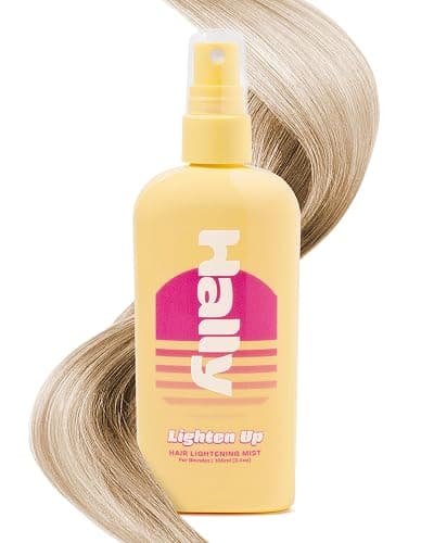 Hally Hair Lighten Up - Hair Lightening Spray for Blondes | Gradually Lightens 2-3 Shades | Sun & Heat Activated Highlight Spray | Vegan, Ammonia-Free | 3.4 oz bottle - Image 1