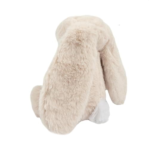 Best Pet Supplies Interactive Squeaky Dog Chew Toy, Ideal Dog Toys for Chewers, Small, Medium & Large Dogs, and Fetch Lovers - Bunny (Beige), Large thumbnail 5