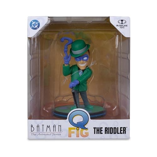 McFarlane Toys- QMx DC Riddler (Batman: The Animated Series) 5in Q-Fig Posed Figure thumbnail 6