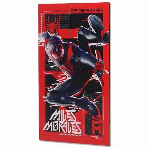 Open Road Brands Marvel Spider-Man Miles Morales Metal Sign - Classic Miles Morales Wall Decor for Man Cave, Bedroom or Movie Room thumbnail 4