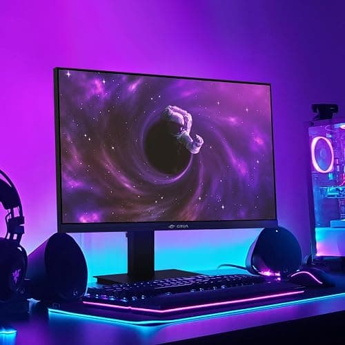 CRUA 24.5Inch Gaming Monitor 144Hz/165Hz, FHD(1920x1080P) 120% sRGB Computer Monitor, Height/Pivot/Swivel/Tilt Adjustable Vertical Monitor, Support FreeSync, DP,HDMI, Wall Mount (75mmX75mm) thumbnail 7