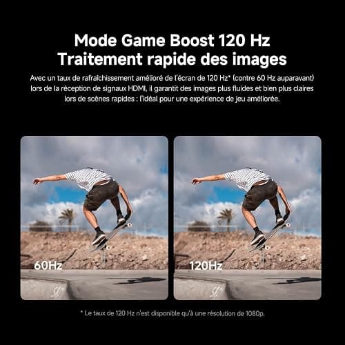 XIAOMI TV F 65, 165 cm (65 Pouces), 4K UHD, Smart TV, Fire TV, Contrôle Vocal Alexa, HDR10, MEMC, Mode Game Boost 120Hz, 2Go+32Go, Compatible avec AirPlay thumbnail 6