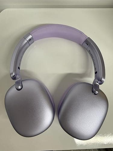 RORSOU C6 Active Noise Cancelling Headphones, Wireless Over Ear Bluetooth Headphones, 60H Playtime, Lightweight Folding Deep Bass Comfort Fit Ear Cups Headset with Mic for iPad/Travel/PC/Home Purple thumbnail 4